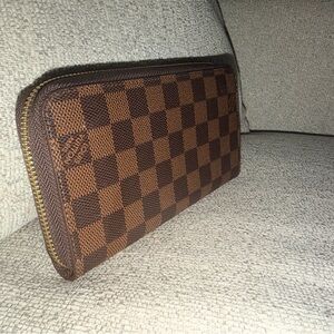 Louis Vuitton Brown Checkered Wallet